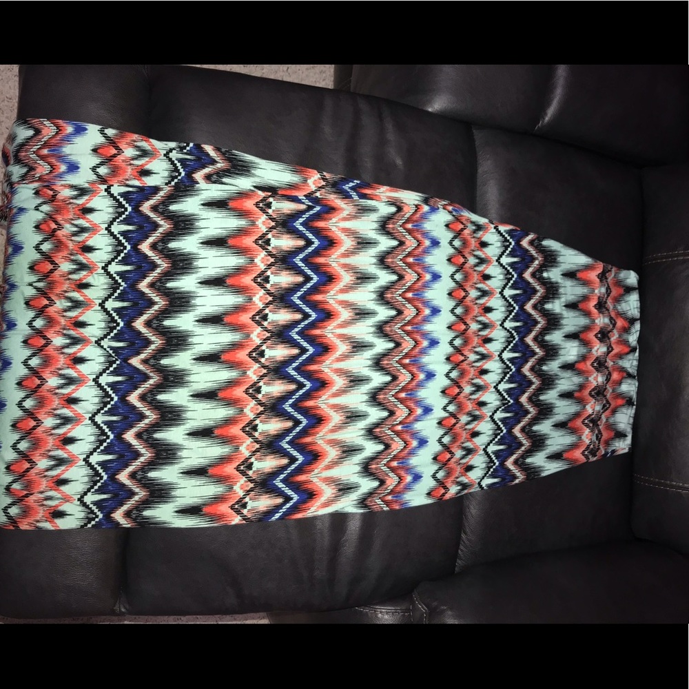 Colorful Long Maxi Skirt